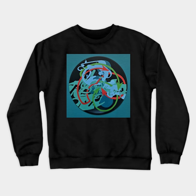 Ecstatic Record Series: Be Real Hot Shot! Crewneck Sweatshirt by Octo30